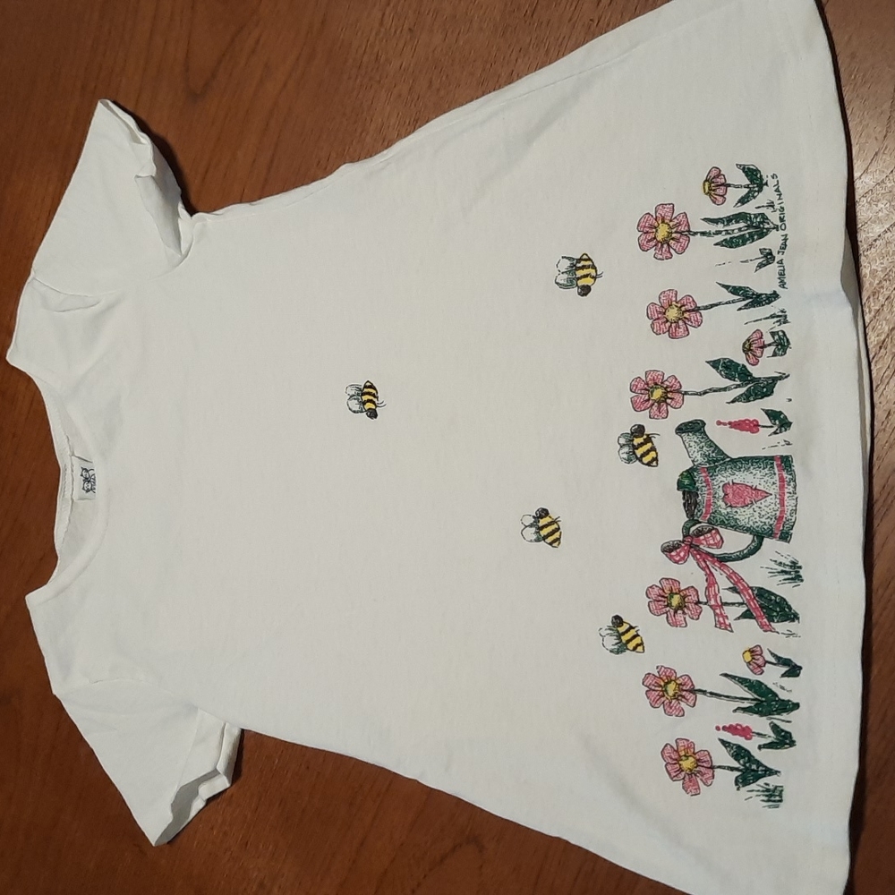 Bumble Bee and Flower Dress with Sleeves